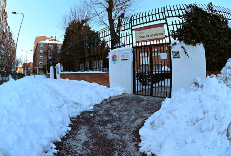 Madrid aplaza al 20 de enero la apertura de los colegios por la nevada