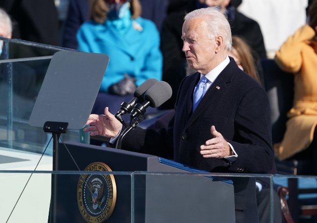 Joe Biden jura el cargo como presidente de los Estados Unidos 1