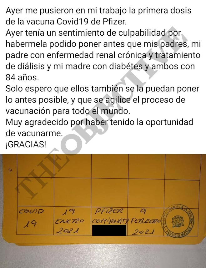 Polémica en el Ejército: militares de la Base Aérea de Torrejón son inoculados con vacunas que «sobraban»