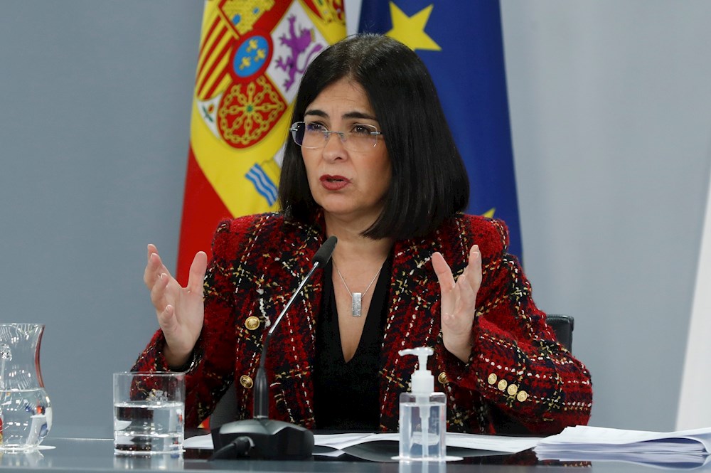 Carolina Darias, nueva ministra de Sanidad, y Miquel Iceta, ministro de Política Territorial