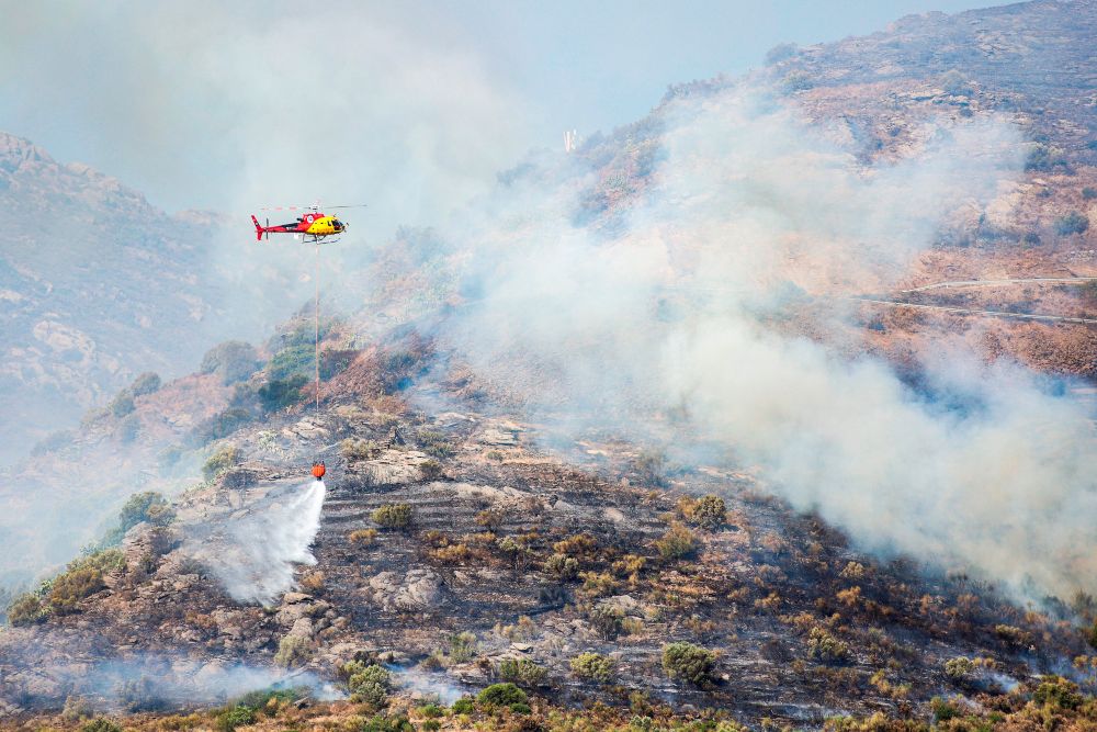 Un incendio en el Cap de Creus quema más de 400 hectáreas