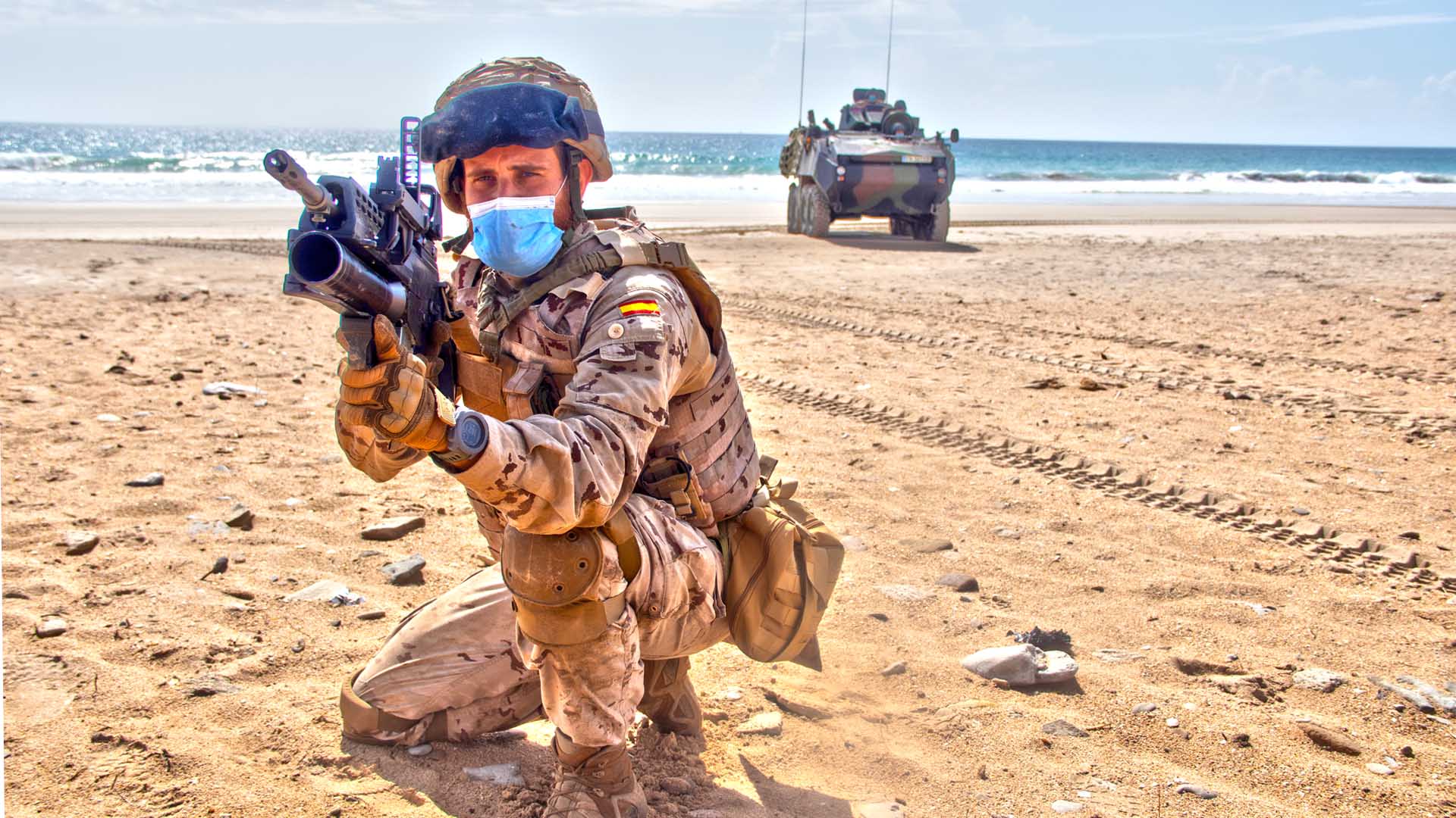 Potencia de fuego y puño de hierro: así se prepara el Batallón Mecanizado de Infantería de Marina