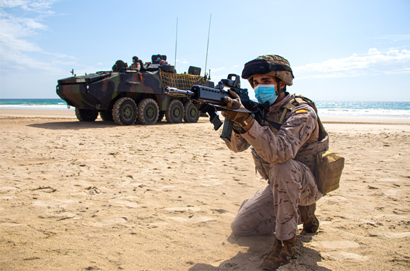 Potencia de fuego y puño de hierro: así se prepara el Batallón Mecanizado de Infantería de Marina