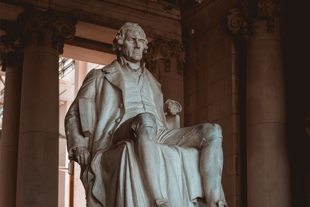 Nueva York retira una estatua de Thomas Jefferson por su pasado racista