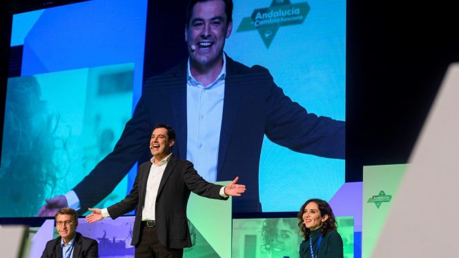 Juanma Moreno advierte de que si hay un «bloqueo» de la oposición habrá un adelanto electoral en Andalucía