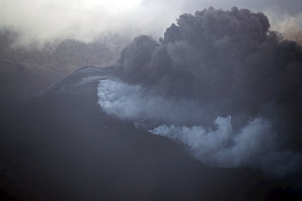 Los científicos detectan signos de agotamiento en el volcán de La Palma