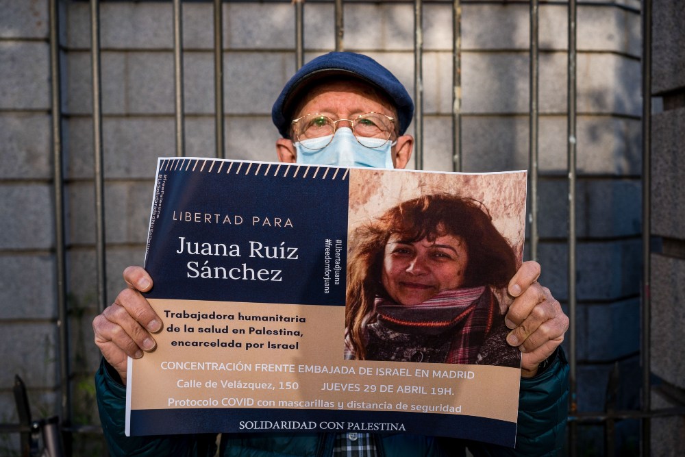 Israel condena a la cooperante española Juana Ruiz tras un acuerdo de culpabilidad