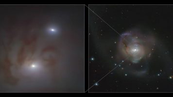Descubierta la pareja de agujeros negros supermasivos más cercana