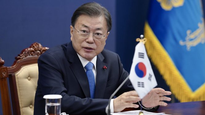 El presidente de Corea del Sur asegura que buscará "un camino irreversible hacia la paz" con Corea del Norte