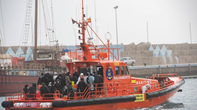 Salvamento rescata a 319 inmigrantes en Lanzarote y Gran Canaria