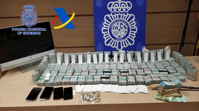 La Policía incauta la mayor partida de psicotrópicos en España: 200.000 pastillas