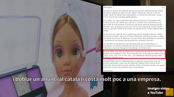 La 'ONG del catalán' amenaza a Famosa, Mattel y Bizak con multas de hasta 100.000 euros por no usar el catalán