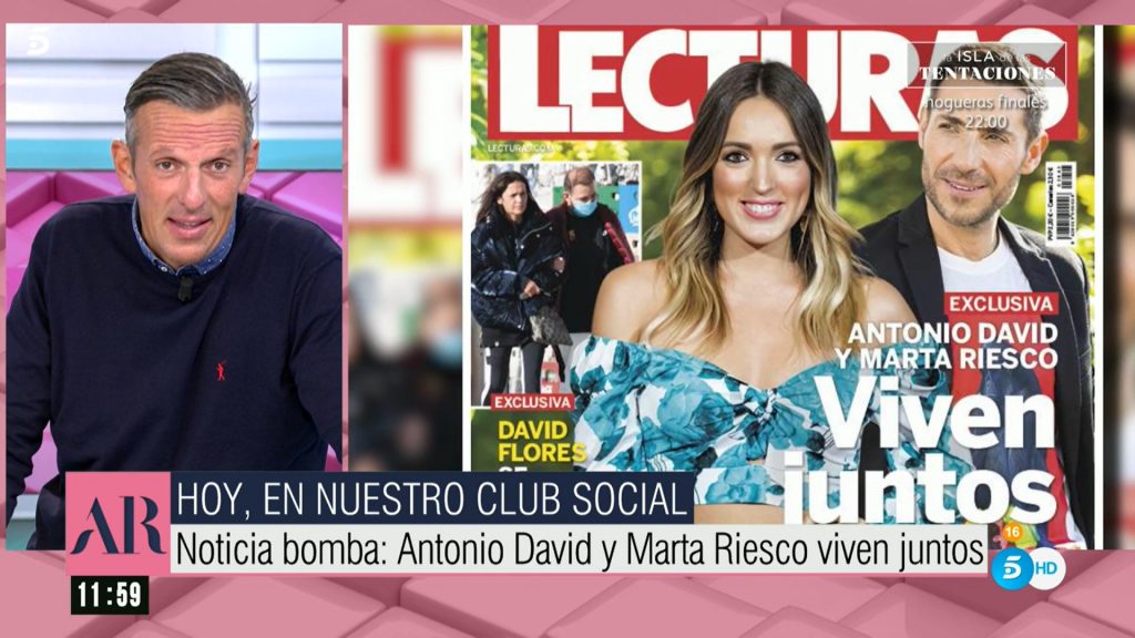 'El programa de Ana Rosa' ha analizado la noticia del día, la relación de Antonio David Flores y la periodista Marta Riesco (Mediaset)