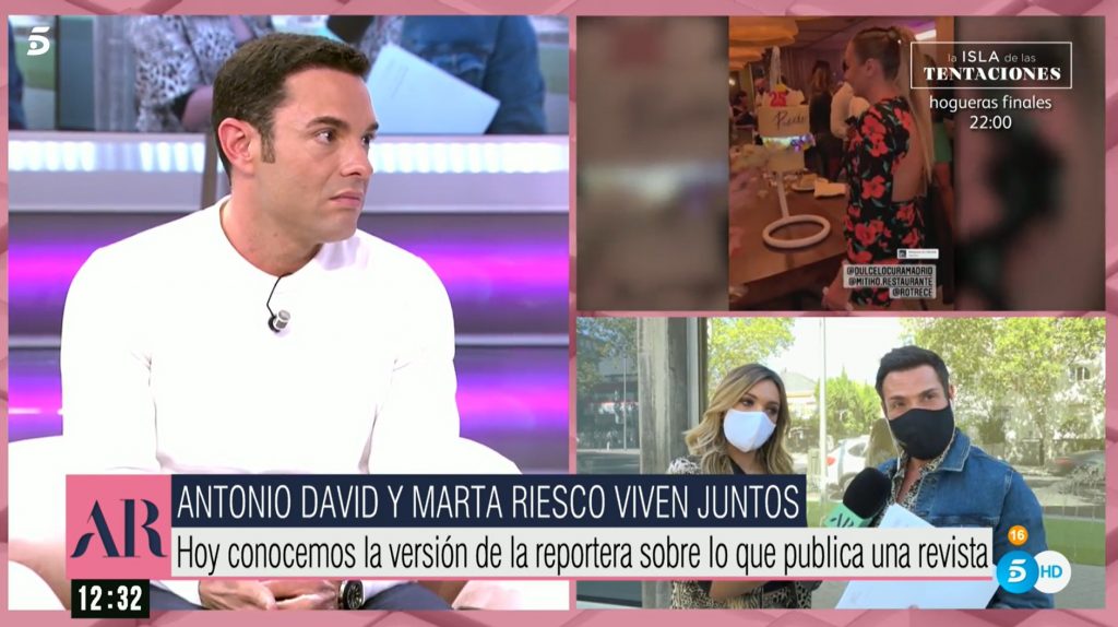 Antonio Rossi ha hablado con Marta, su compañera y amiga (Mediaset)