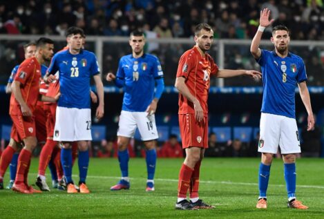 Fracaso de Italia: pierde contra Macedonia y se queda fuera del Mundial de Catar 2022