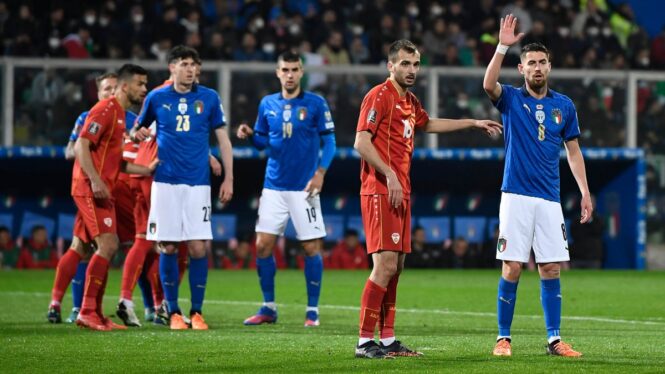 Fracaso de Italia: pierde contra Macedonia y se queda fuera del Mundial de Catar 2022