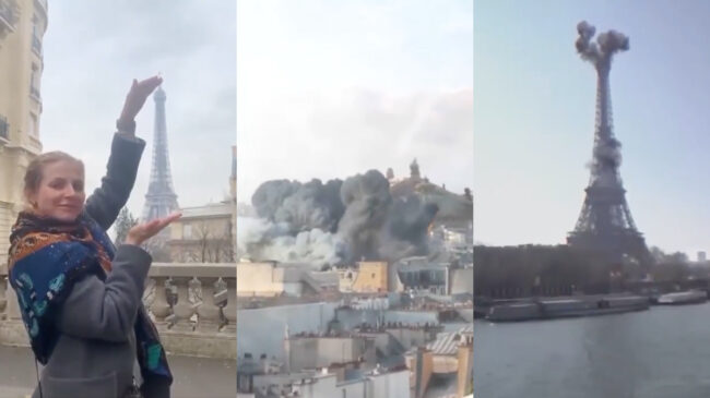 «Imagina que ocurre en otra capital de Europa»: el vídeo viral que simula la invasión rusa en París
