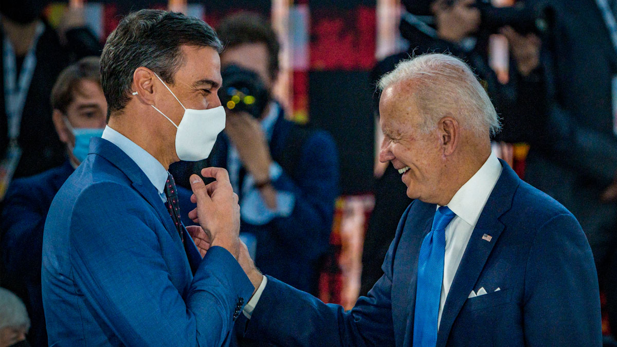 Biden leaves Sánchez out again in a call with European allies