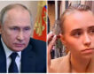 Una hija secreta de Putin, Luiza Rozova,  desaparece tras sufrir un brutal acoso