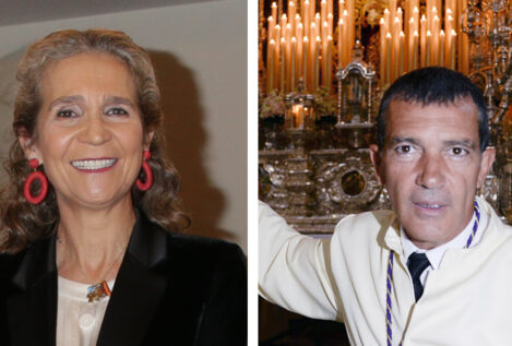 De la infanta Elena a Antonio Banderas, las celebrities más devotas de la Semana Santa
