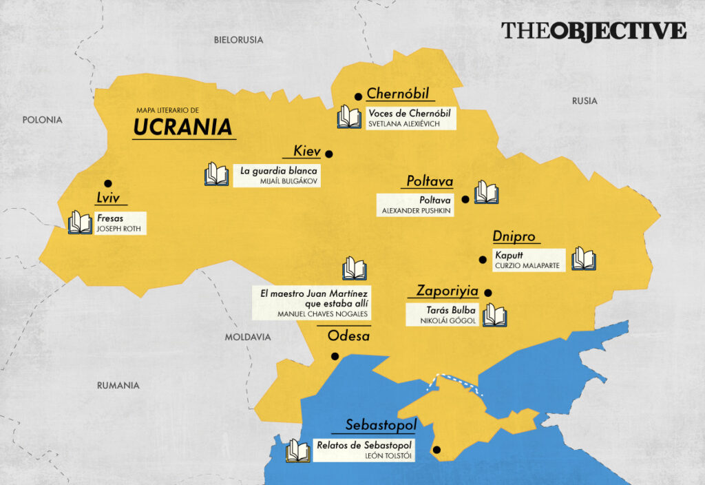 Mapa Ucrania Libros NEW