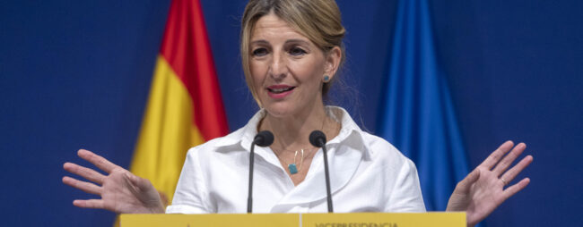 Yolanda Díaz se borra del caos de Andalucía cinco días después de arbitrar su candidatura