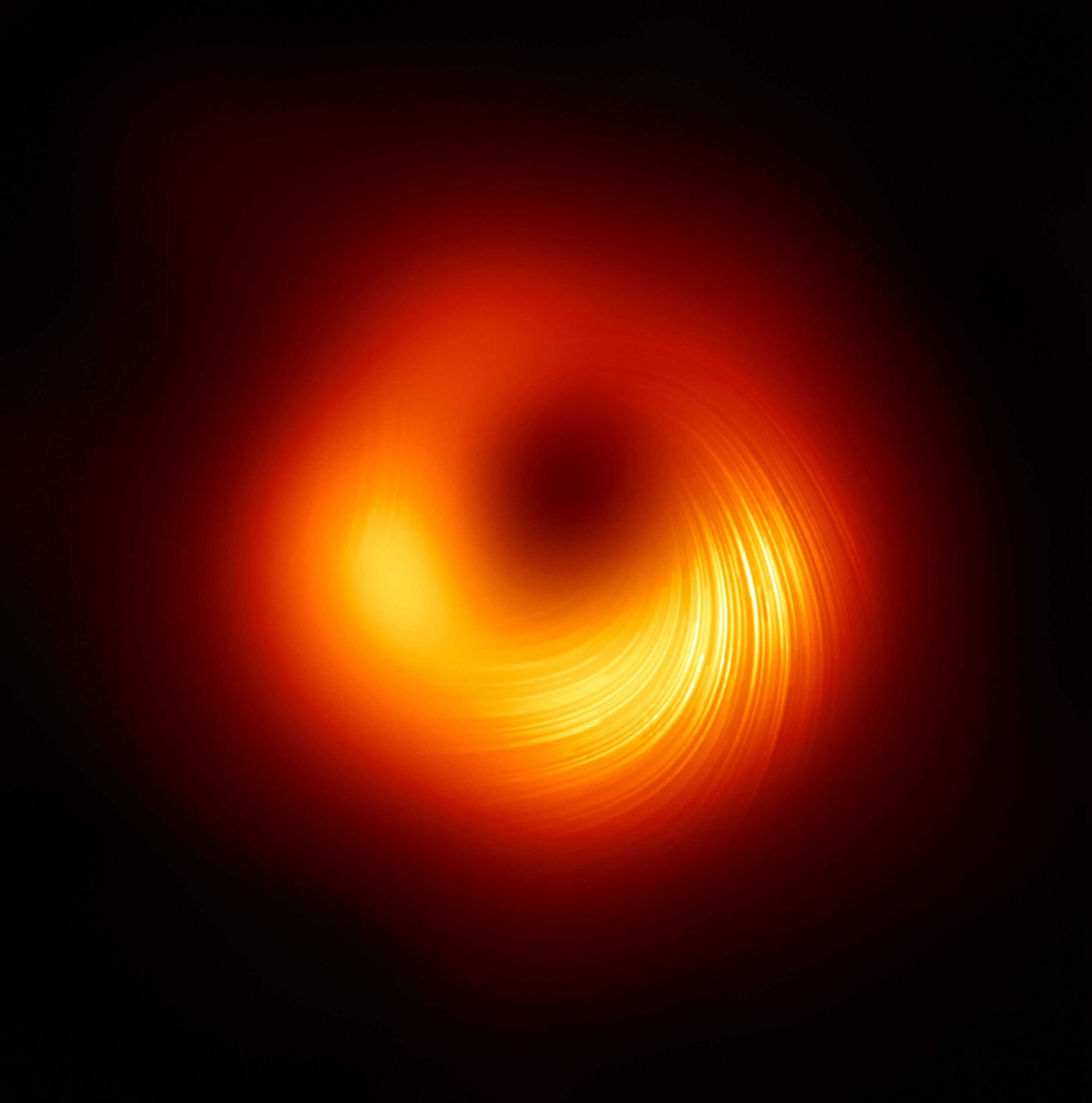 Primera imagen del agujero negro en el corazón de la Vía Láctea