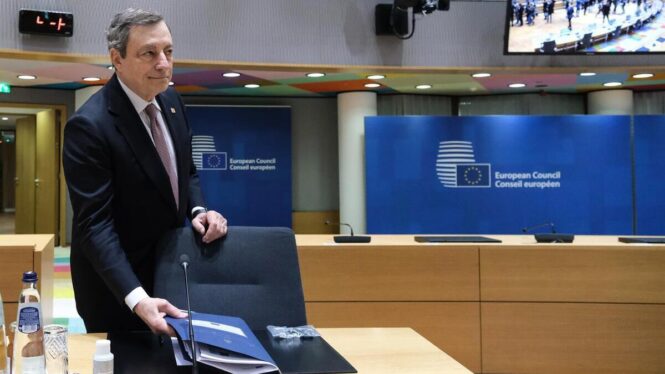 Draghi avisa de que los grandes países de la UE no apoyan dar a Ucrania el estatus de candidato