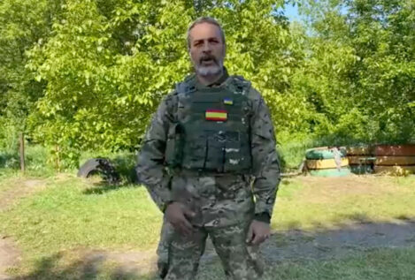 Aparece el primer vídeo de un combatiente español en Ucrania