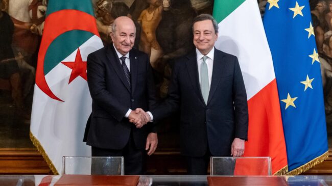 Italia se blinda con el gas: Argelia aumentará el suministro y Putin se lo ofrece al mismo precio