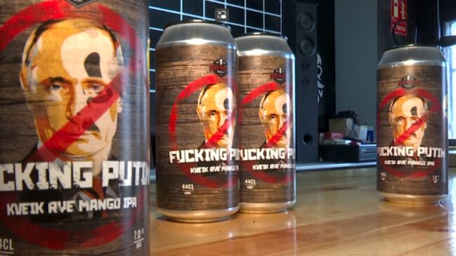 La cerveza española contra la invasión de Ucrania se llama 'Fucking Putin'