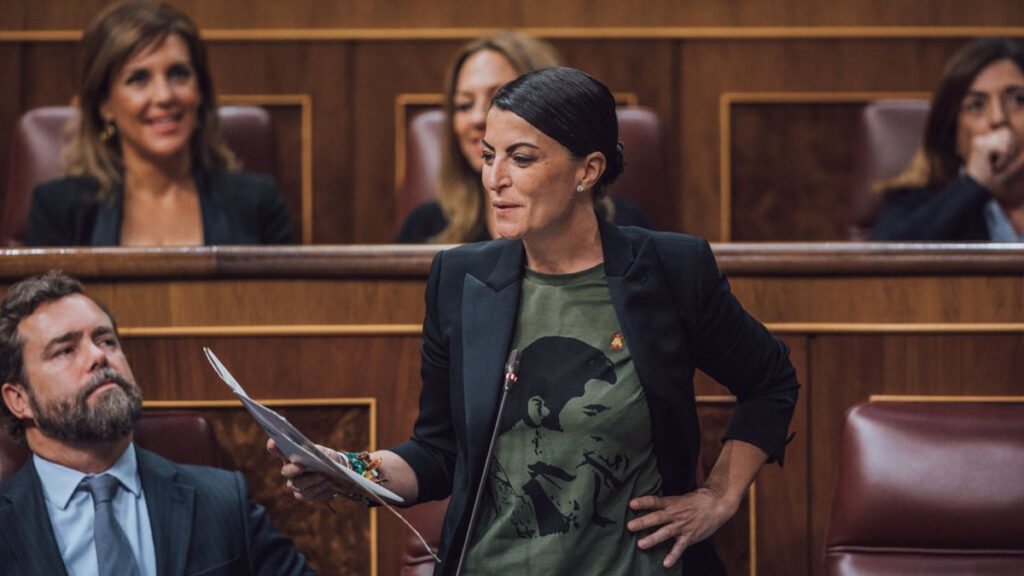 La candidata de Vox a la Junta de Andalucía Macarena Olona