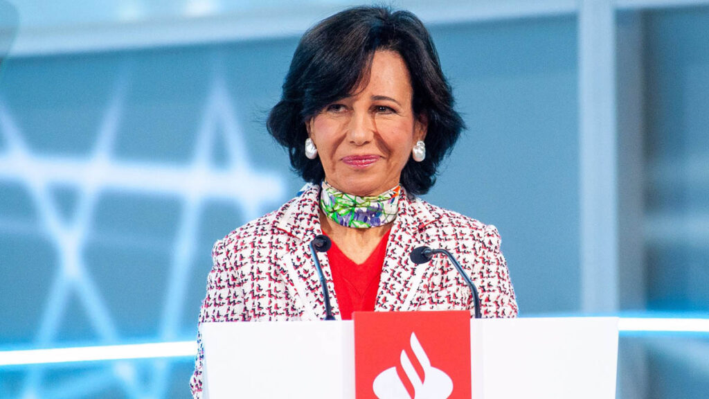 Ana Botín, presidente del Banco Santander, tercera empresa del Ibex por capitalización