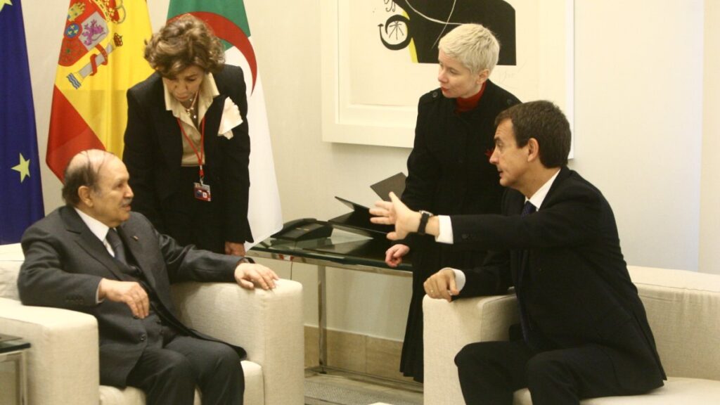 Visita del presidente Buteflika a Zapatero España en los años de una buena relación. 