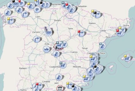 Así es el mapa de la DGT que informa en tiempo real del estado de las carreteras en verano