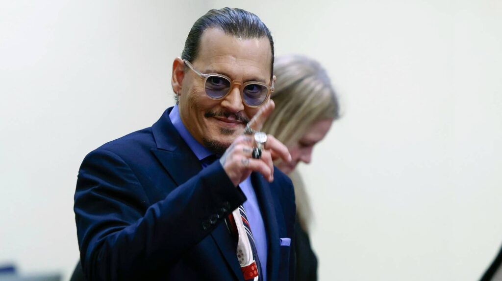 Johnny Depp, after winning the trial against Amber Heard: 