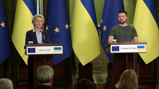 Bruselas admite a Ucrania como país candidato a entrar la Unión Europea, pero con condiciones