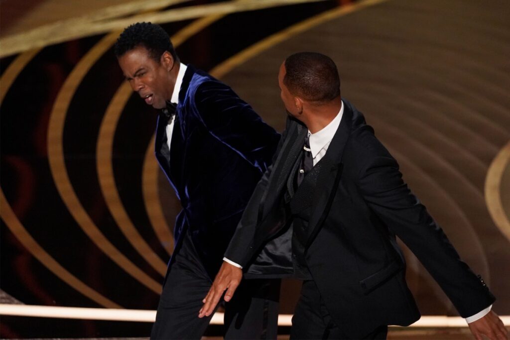 Will Smith y Chris Rock en el momento que marcó la última gala de los Oscar | Gtres