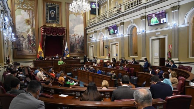 Coalición Canaria y UP quieren tapar las obras del parlamento insular sobre la conquista