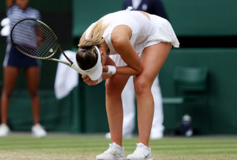 Paula Badosa se despide de Wimbledon tras caer contra la rumana Simona Halep (6-1, 6-2)