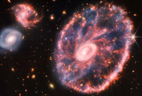 La impresionante nueva imagen del telescopio James Webb: así es la galaxia Rueda de Carro