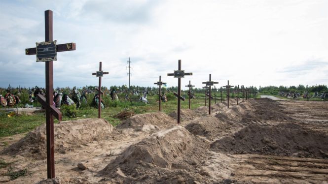 Ucrania cifra en 1.350 los civiles muertos durante la guerra en la región de Kiev